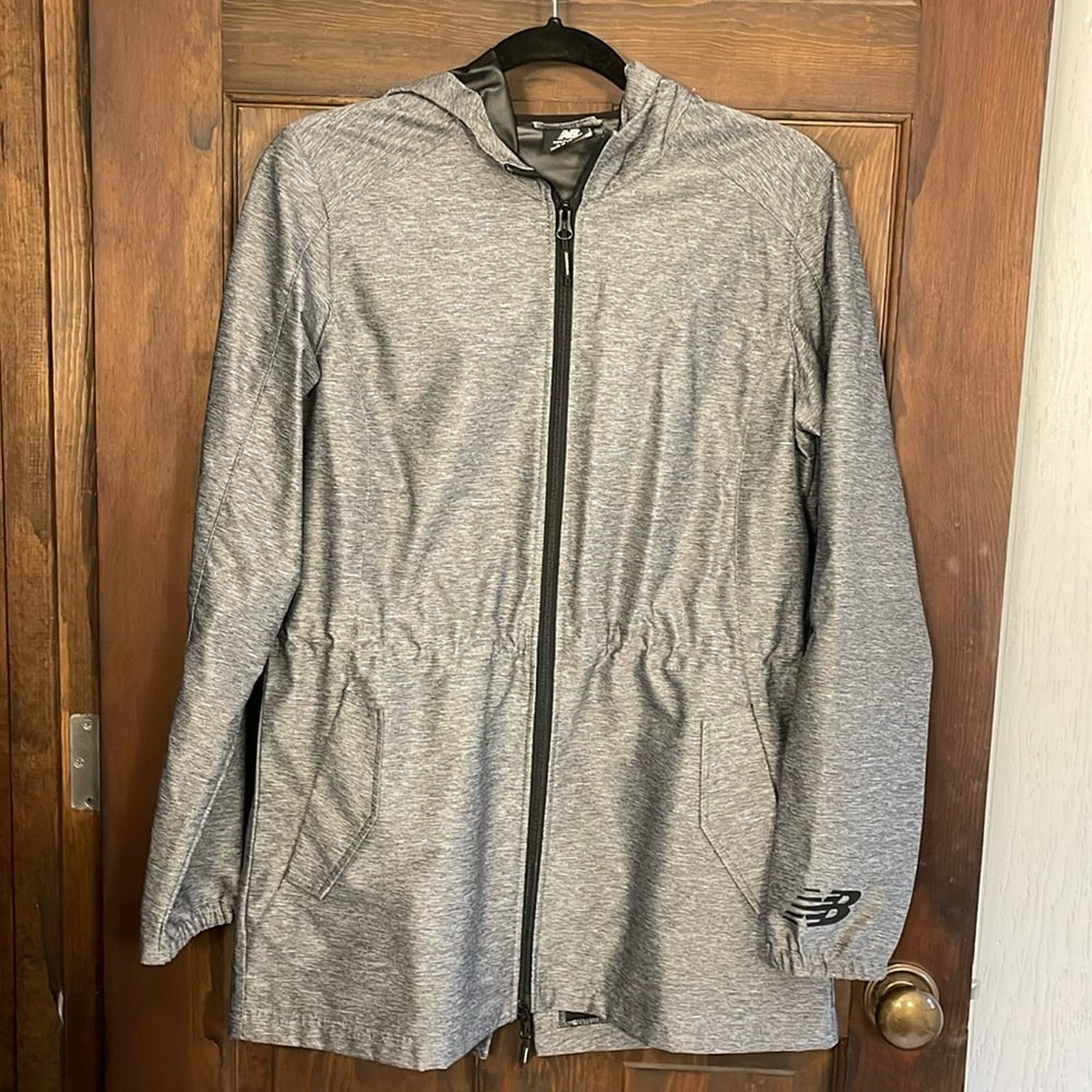 New balance gray rain jacket
